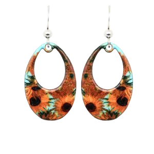 Sunflowers - Earrings #2242 by d'ears