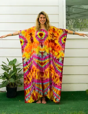 Sunlit Whirl Tie Dye Kaftan