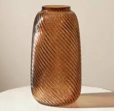 Swirled Glass Vase