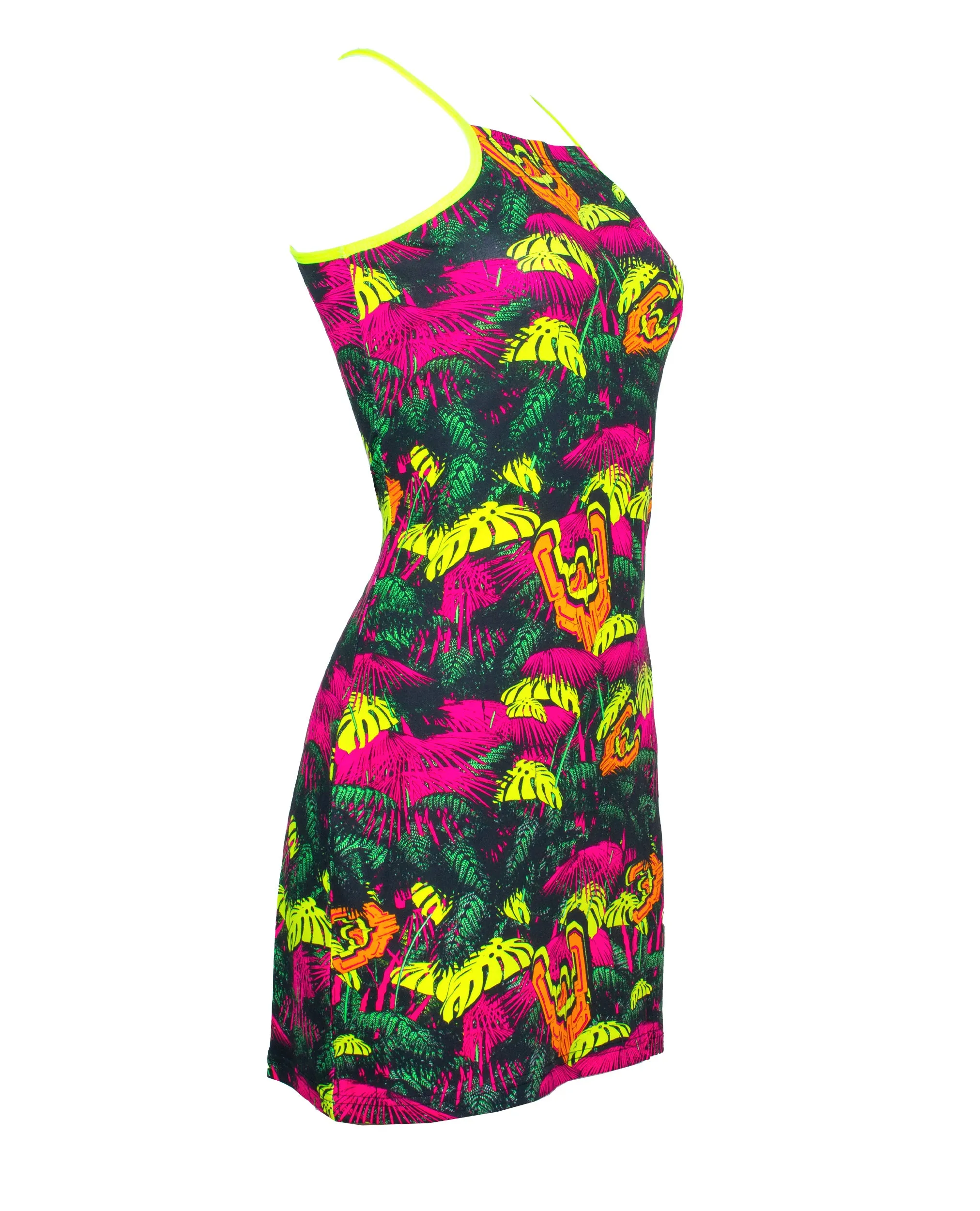 TANK DRESS NEON JUNGLE