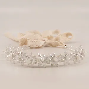 The Angel Kiss Crystal Flower Luxury Hair Garland