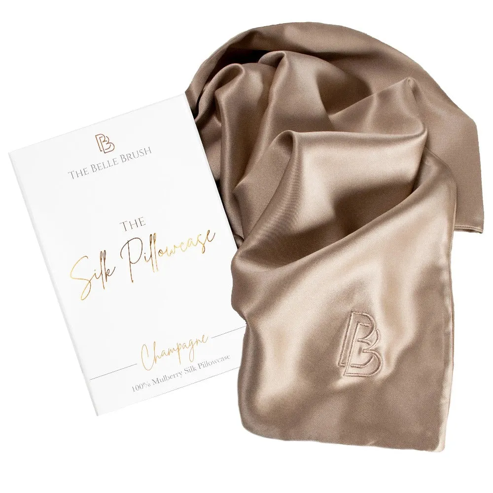 The Belle Brush - 100% Silk Pillowcase