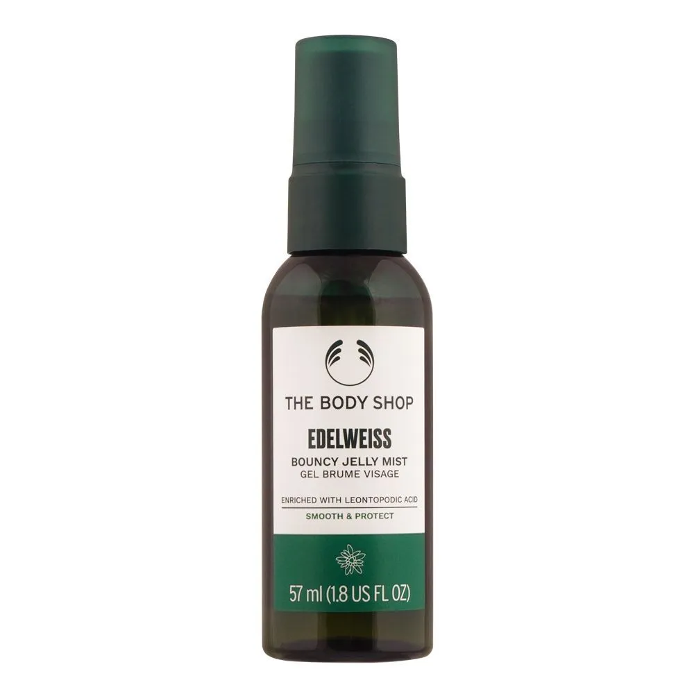 The Body Shop Edelweiss Bouncy Jelly Mist, Smooth & Protect, 57ml