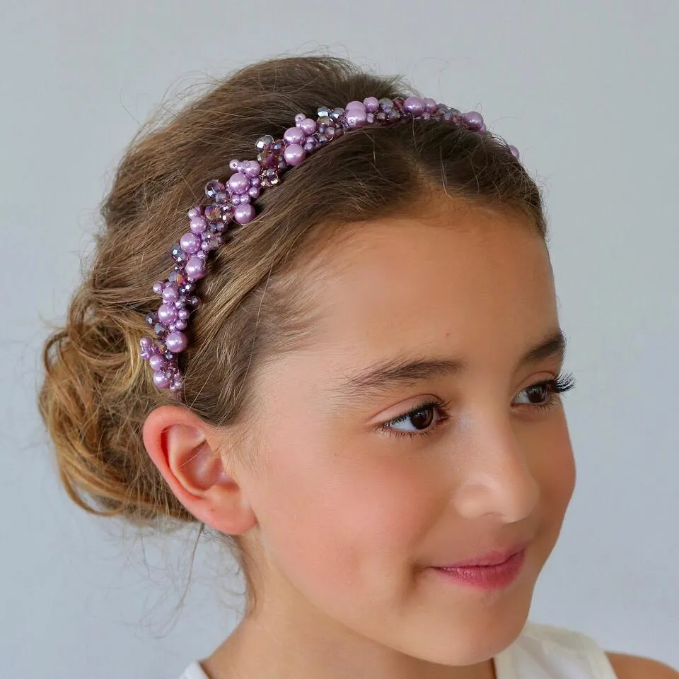 The Caressa Classic Pearl Designer Headband
