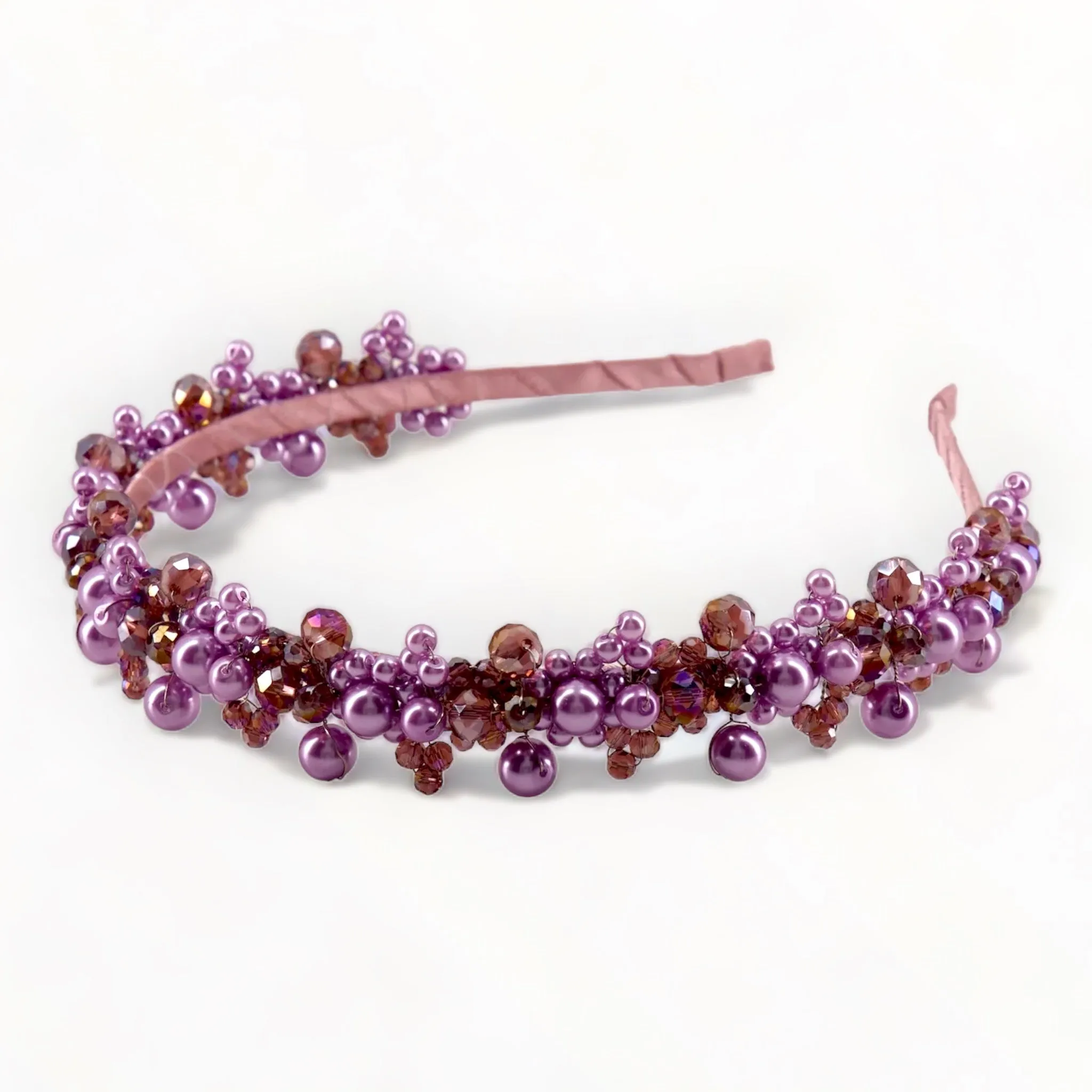 The Caressa Classic Pearl Designer Headband