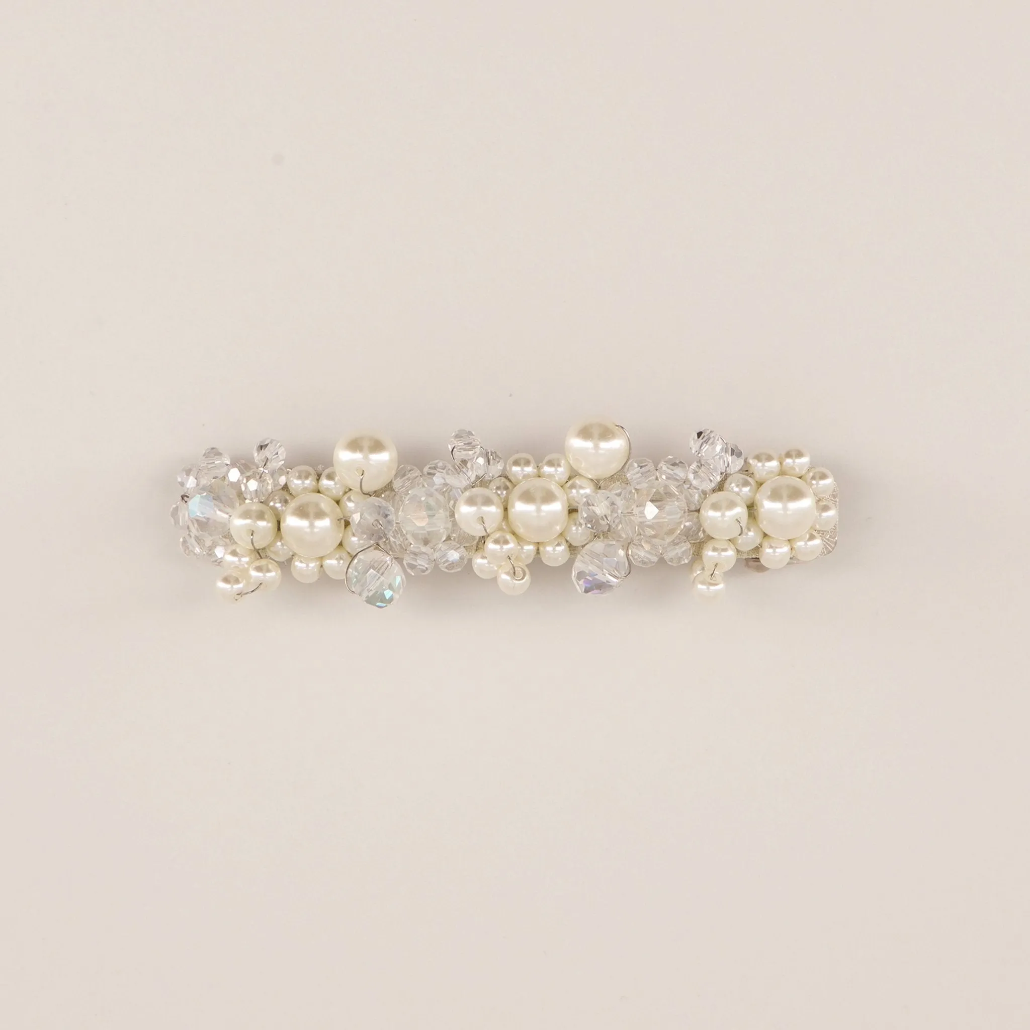 The Faith Pearl & Crystal Designer Hair Clip