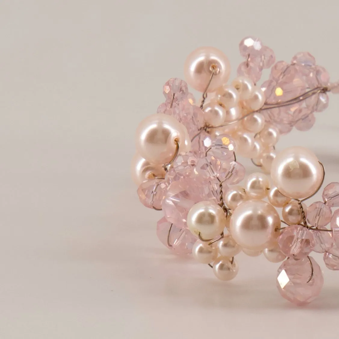 The Iris Girls Crystal & Pearl Designer Bracelet