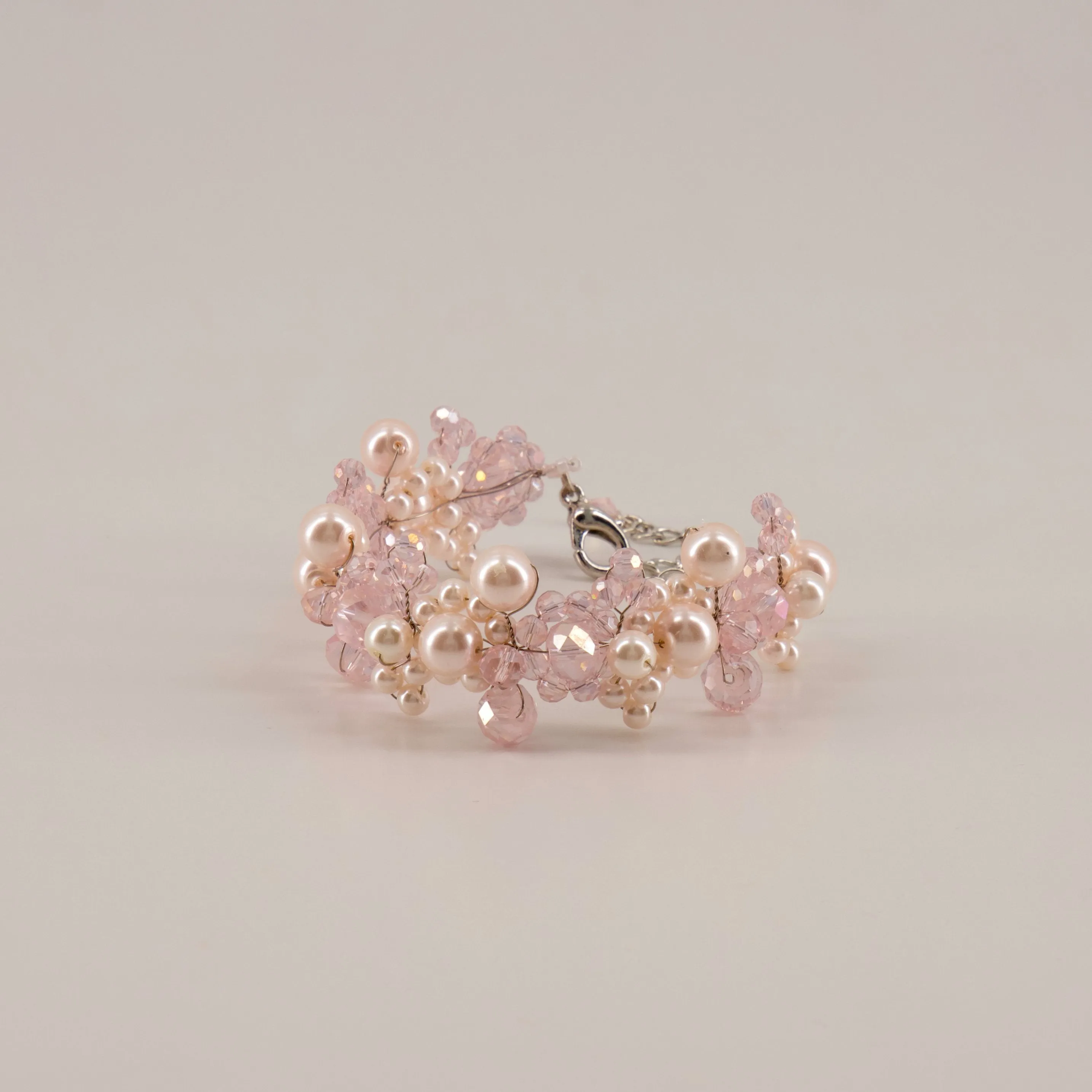 The Iris Girls Crystal & Pearl Designer Bracelet