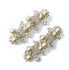 The Little Iris Girls Pearl Clip Set