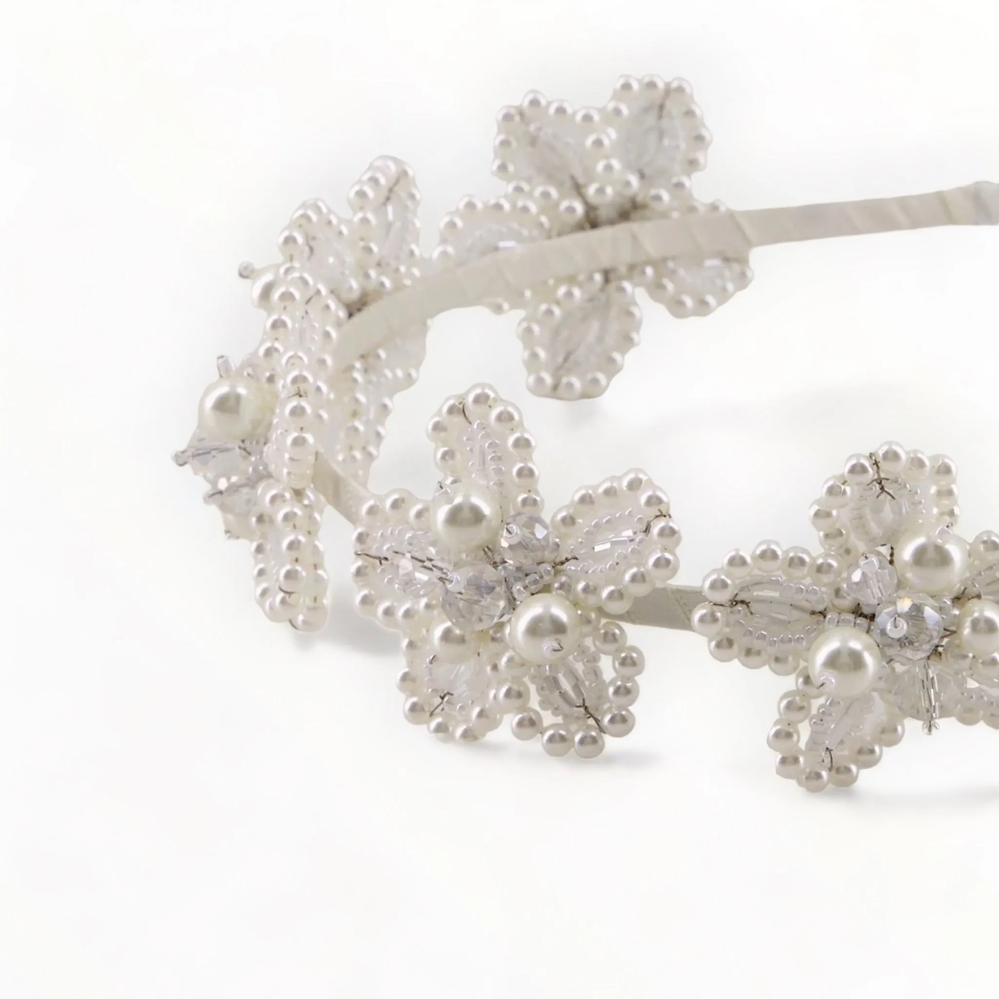 The Mini Shades Of White Headband