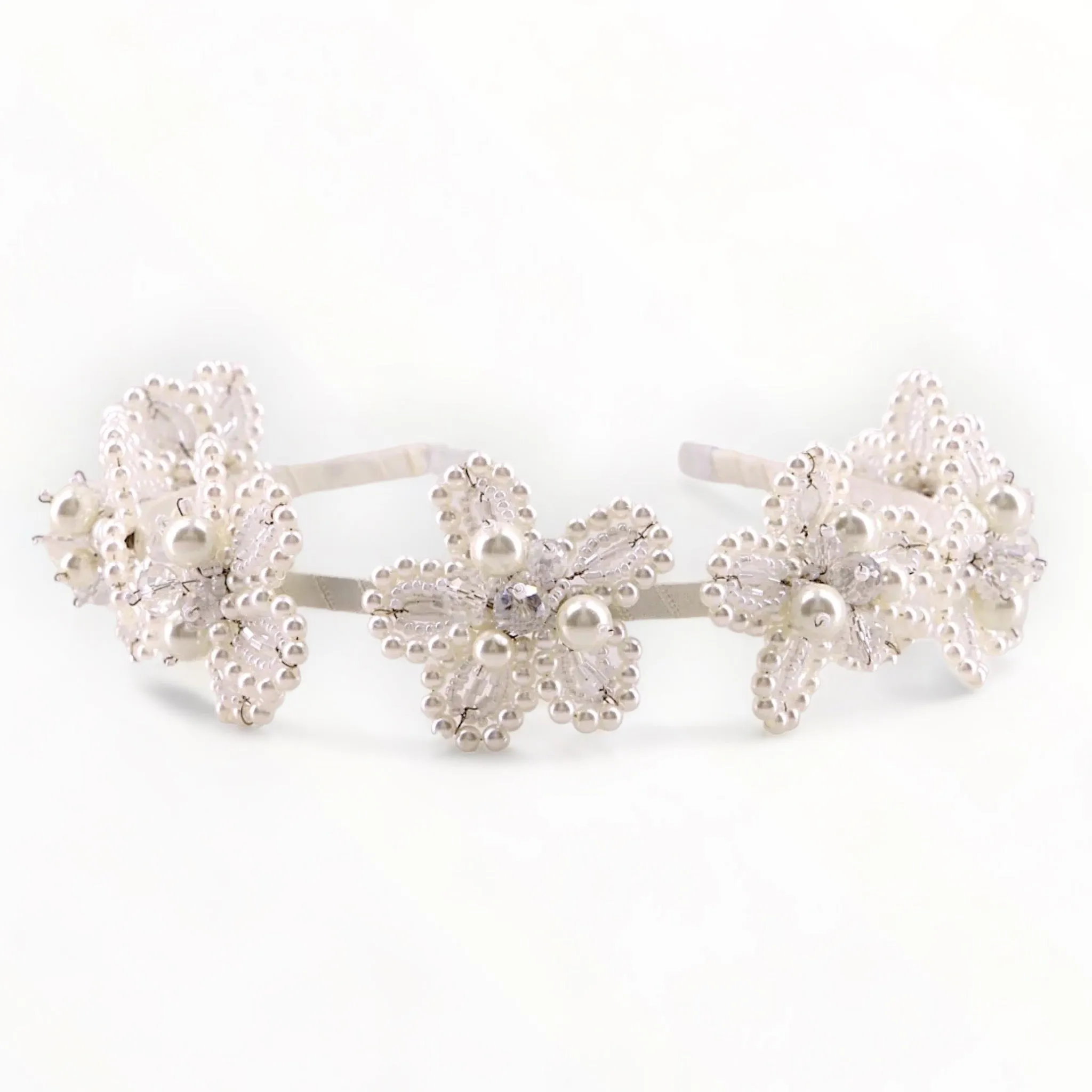 The Mini Shades Of White Headband