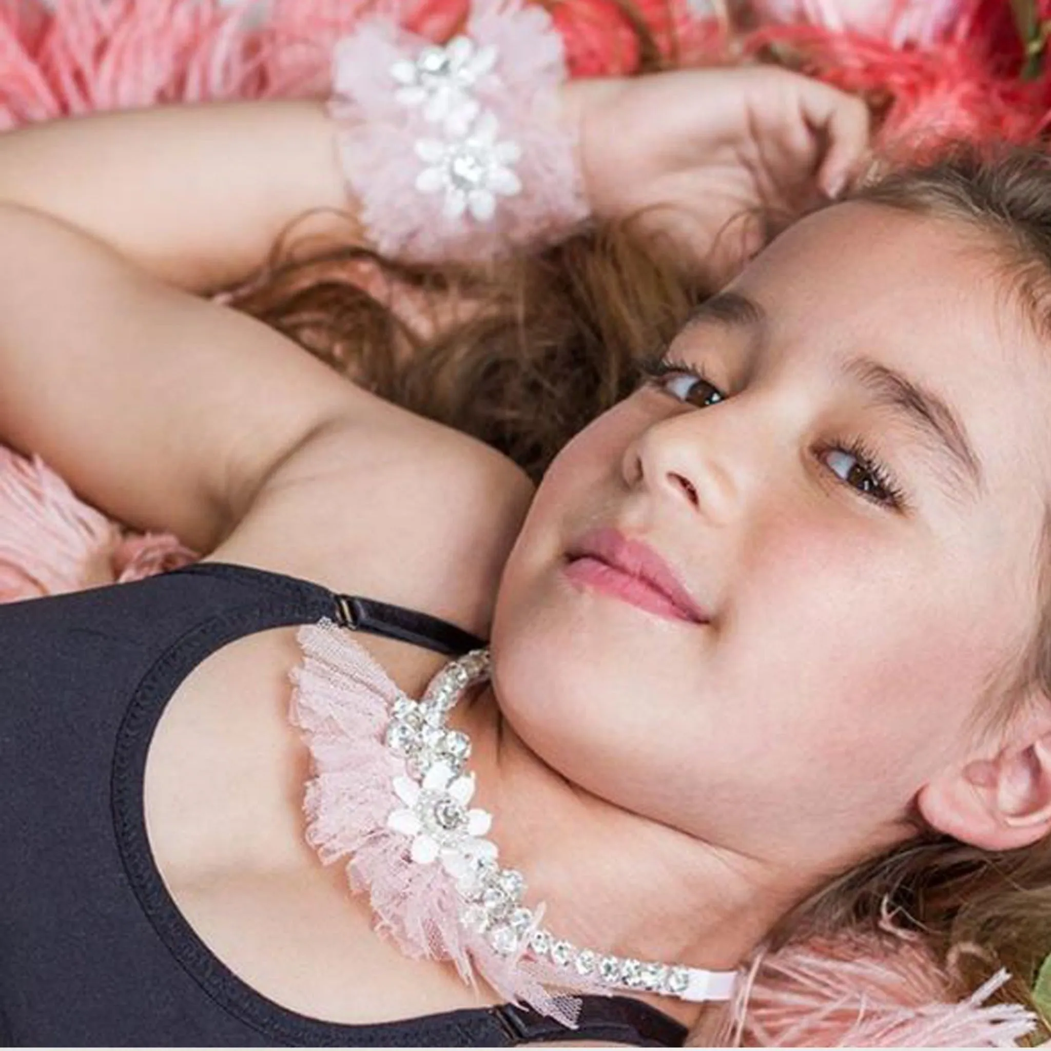 The Primrose In Pink Designer Jewelry Bracelet