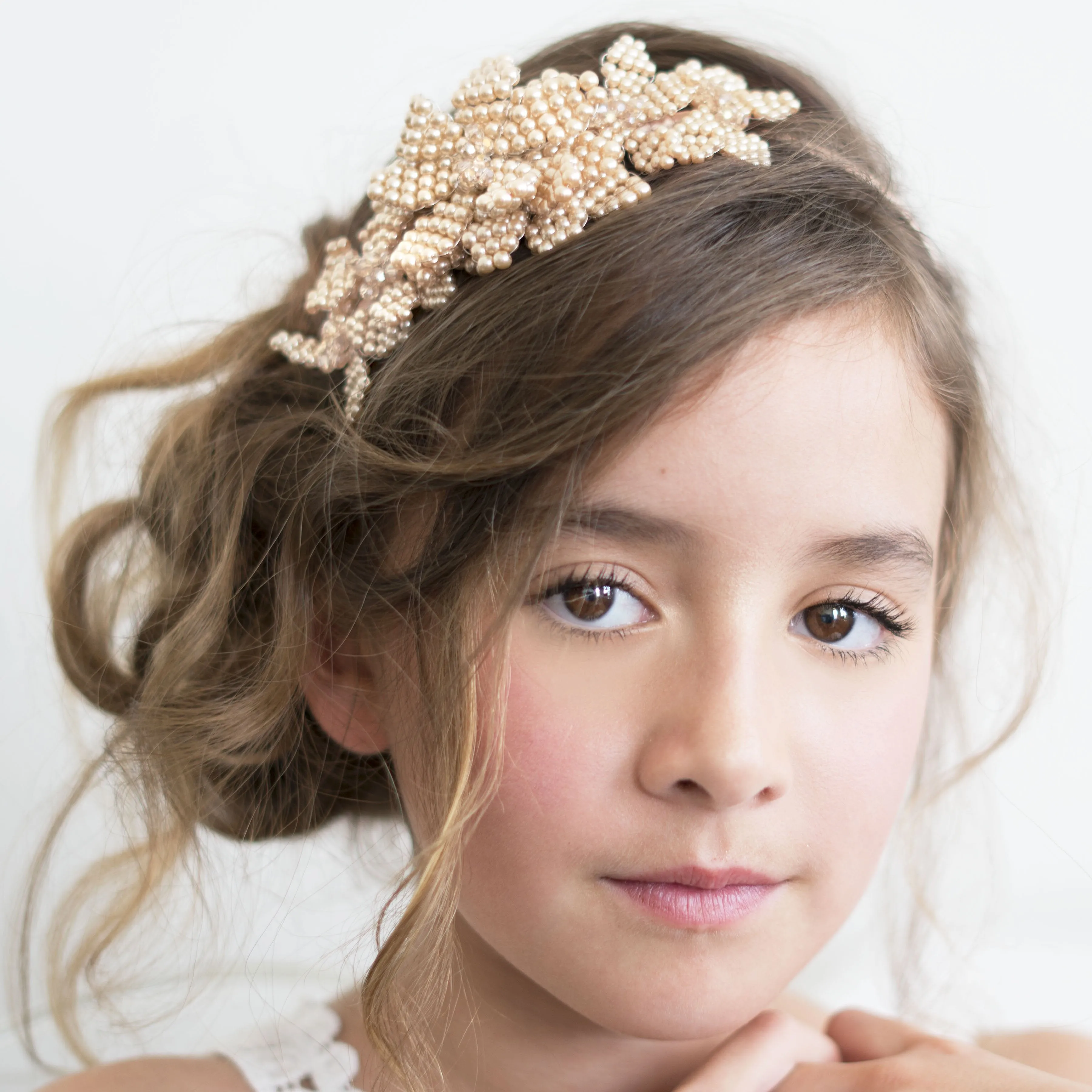The Princess of Pearls Designer Headband