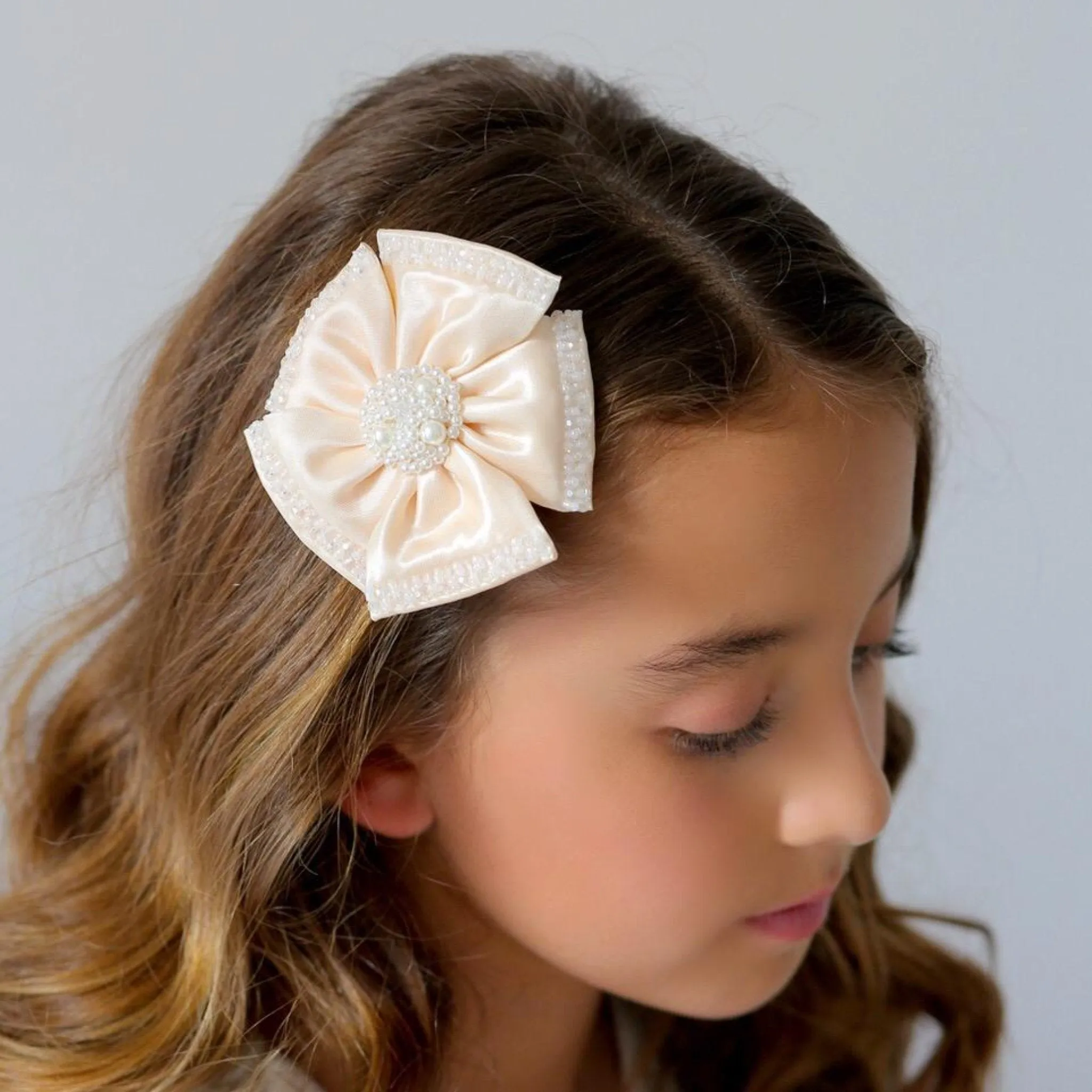 The Saffron Kids Luxury Flower Hair Clip