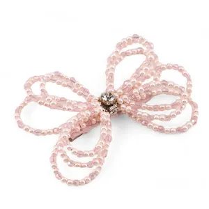 The Selene Pearl Bow Hair Clip