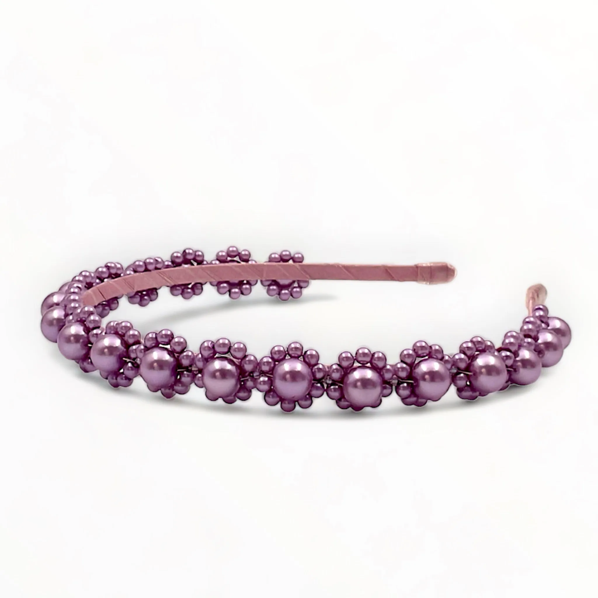 The Tiffany Lilac Pearl Headband