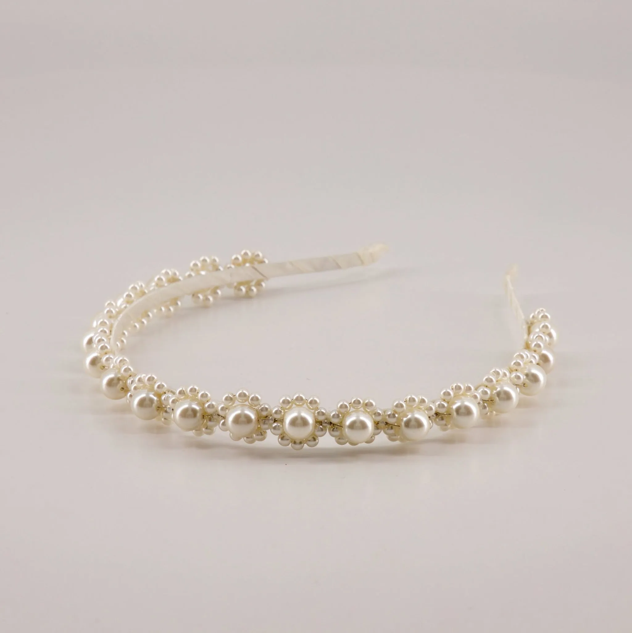 The Tiffany Pearl Flower Designer Headband
