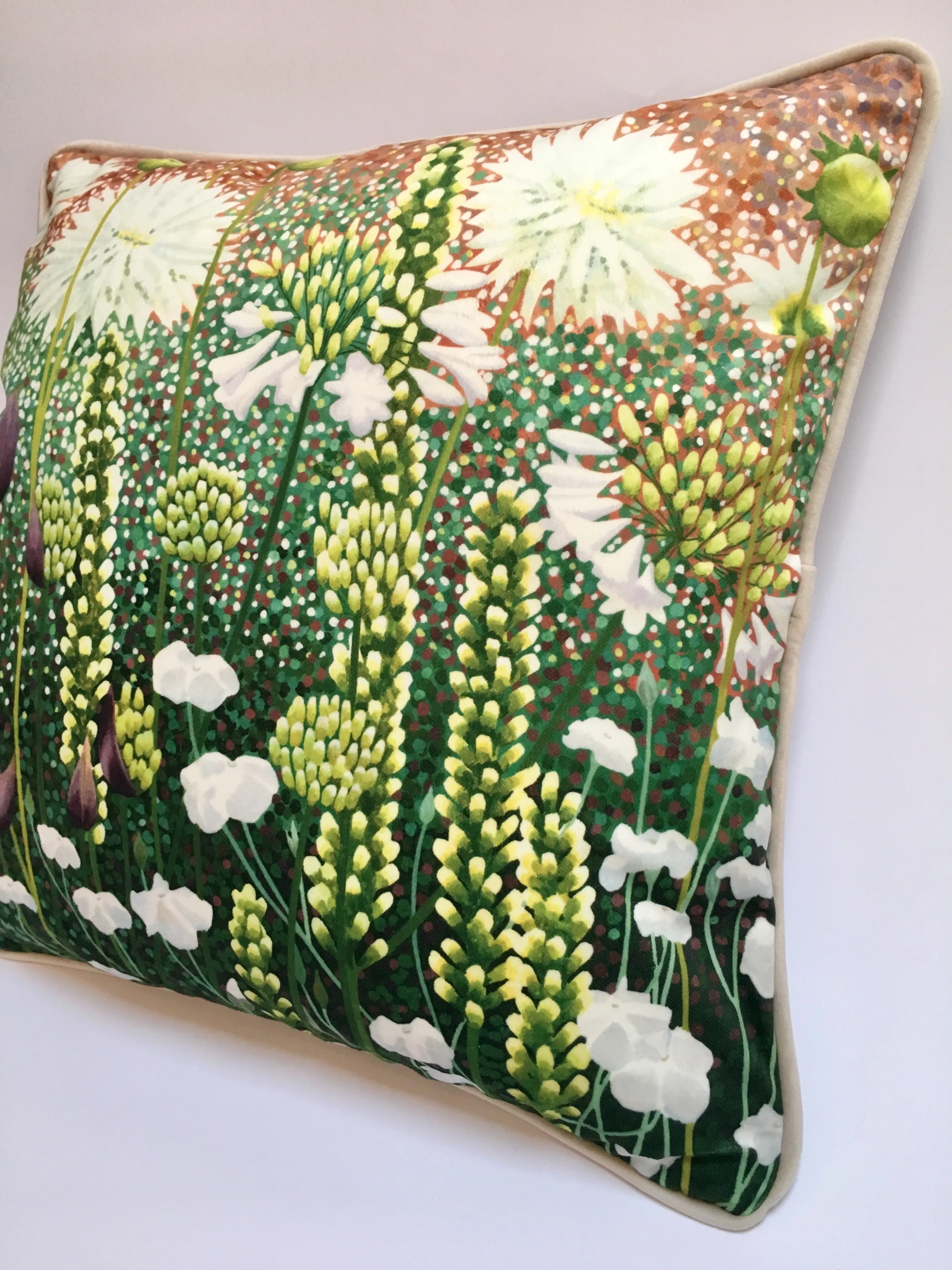 The White Garden Cushion
