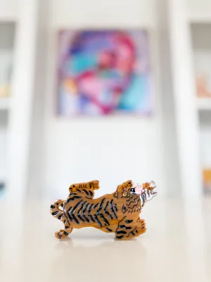 Tiger Animal Claw Clip