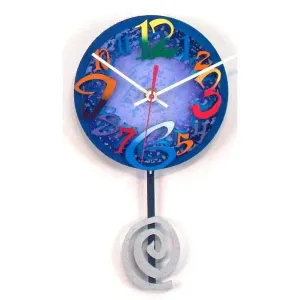 Time P Pendulum Wall Clock by David Scherer
