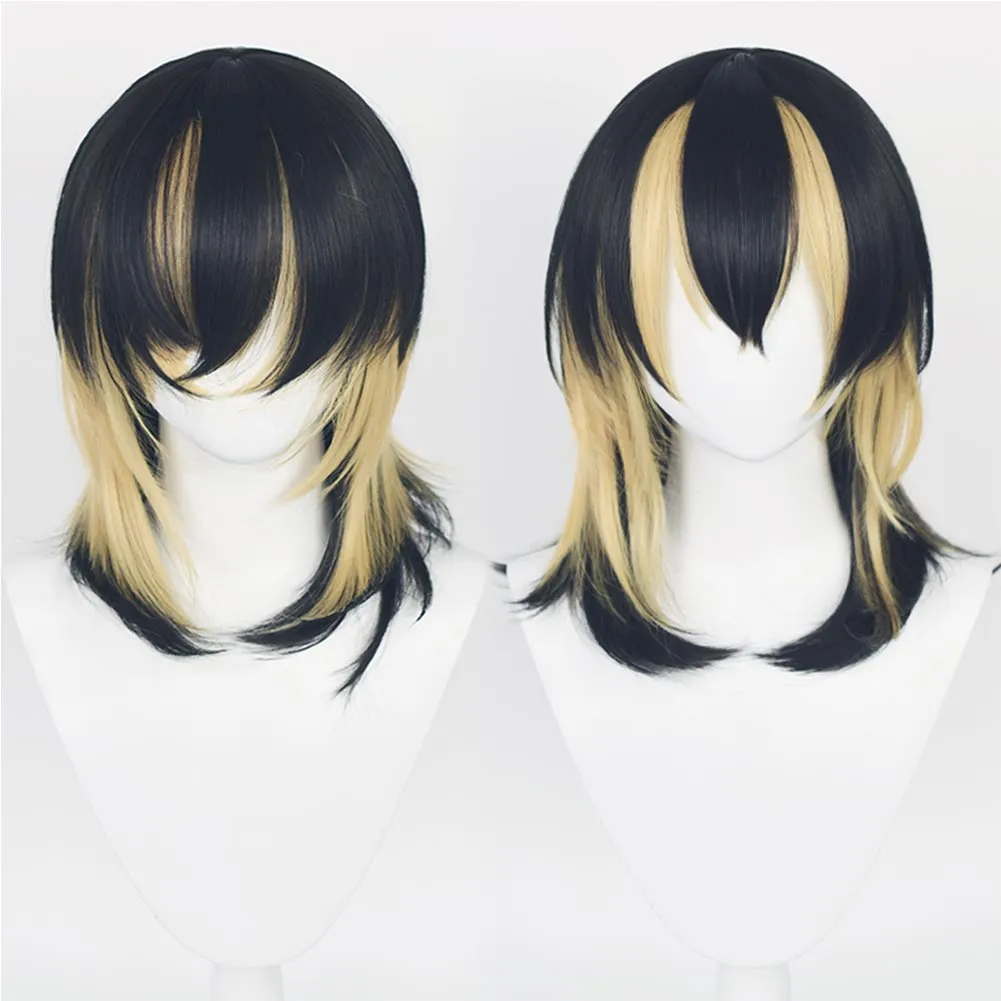 Tokyo Revengers Haitani Ran Cosplay Wig Heat Resistant Synthetic Hair Carnival Halloween Party Props