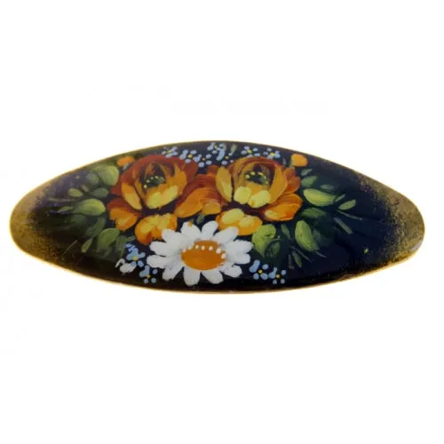 Traditional Hair Clip with Flowers