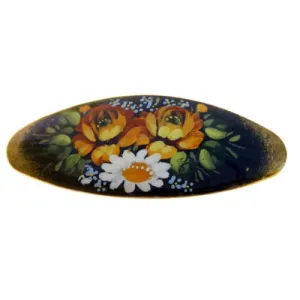 Traditional Hair Clip with Flowers