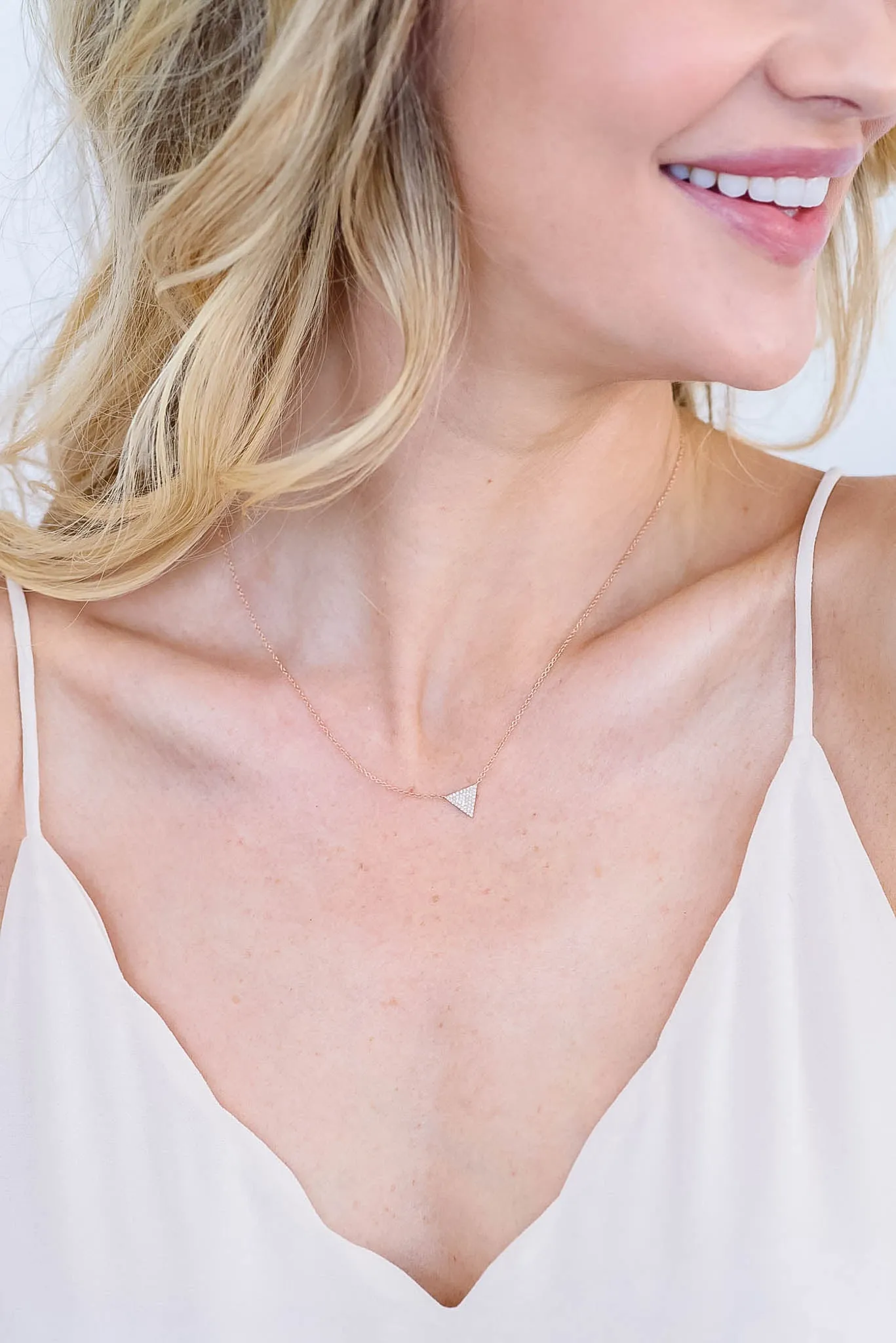 Triangle Diamond Necklace