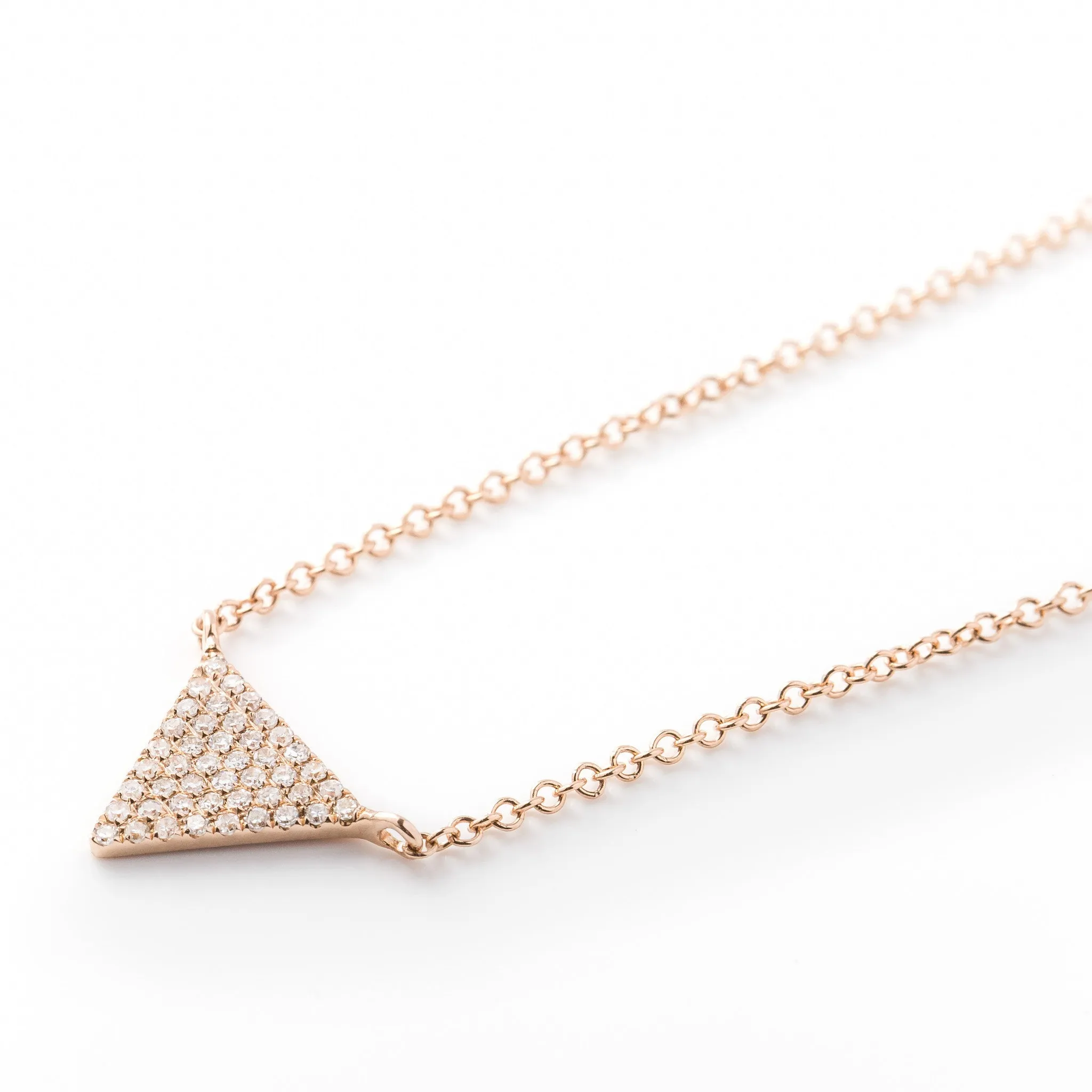 Triangle Diamond Necklace
