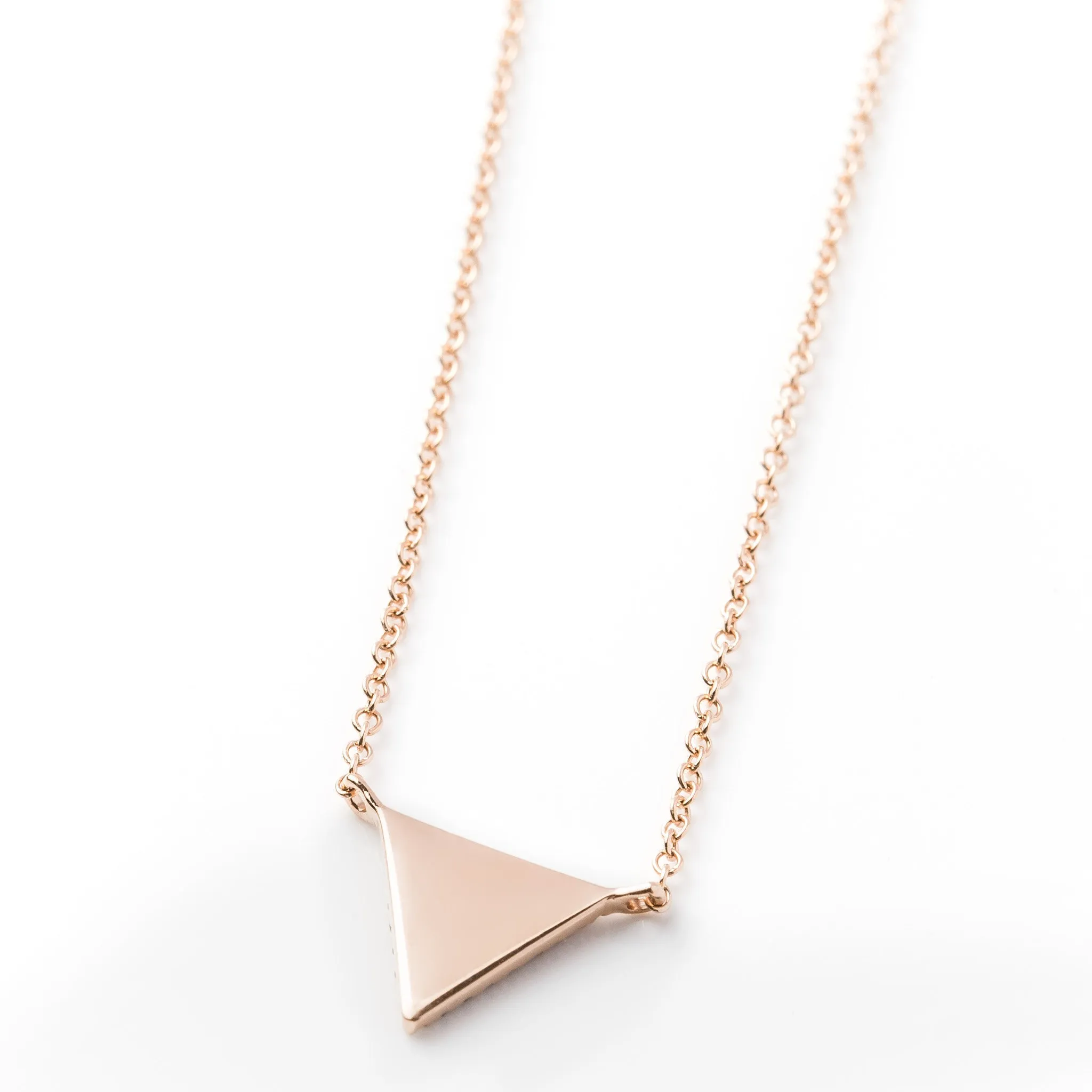 Triangle Diamond Necklace