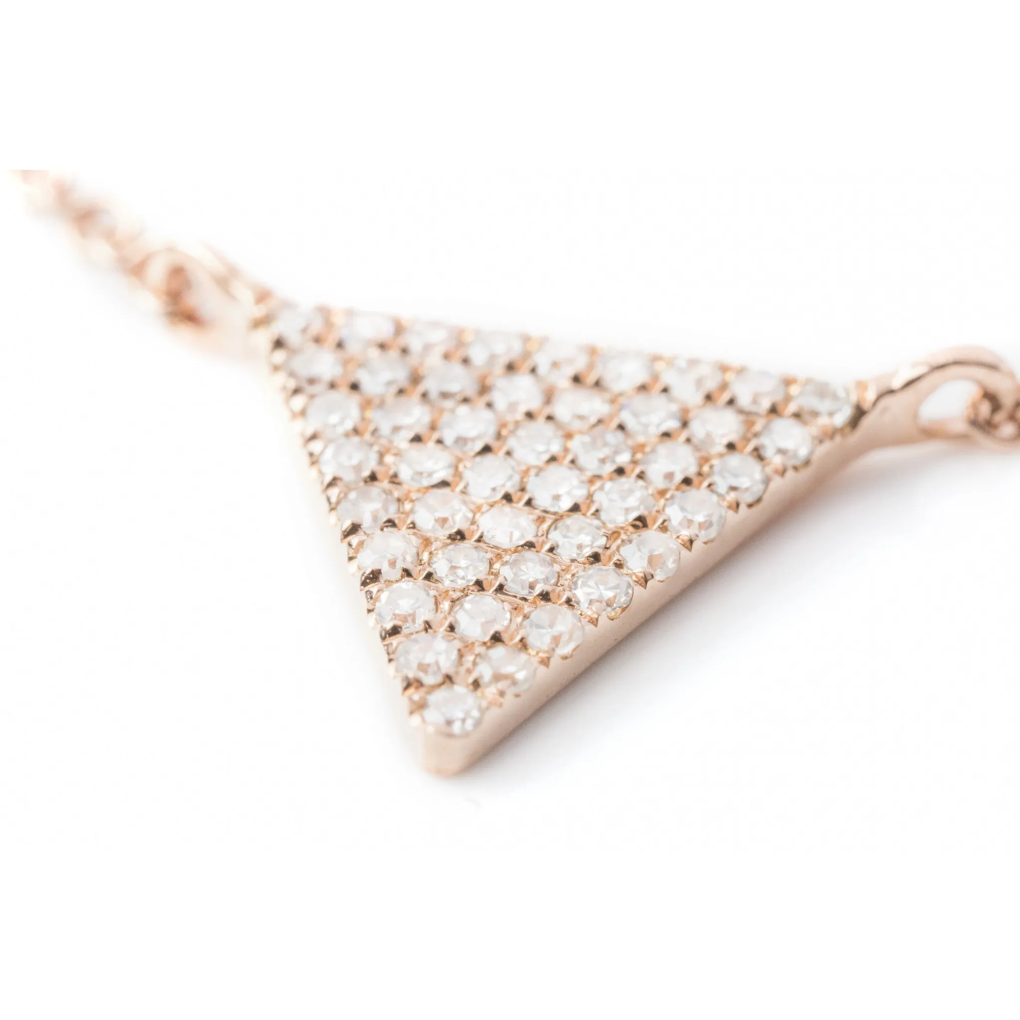 Triangle Diamond Necklace