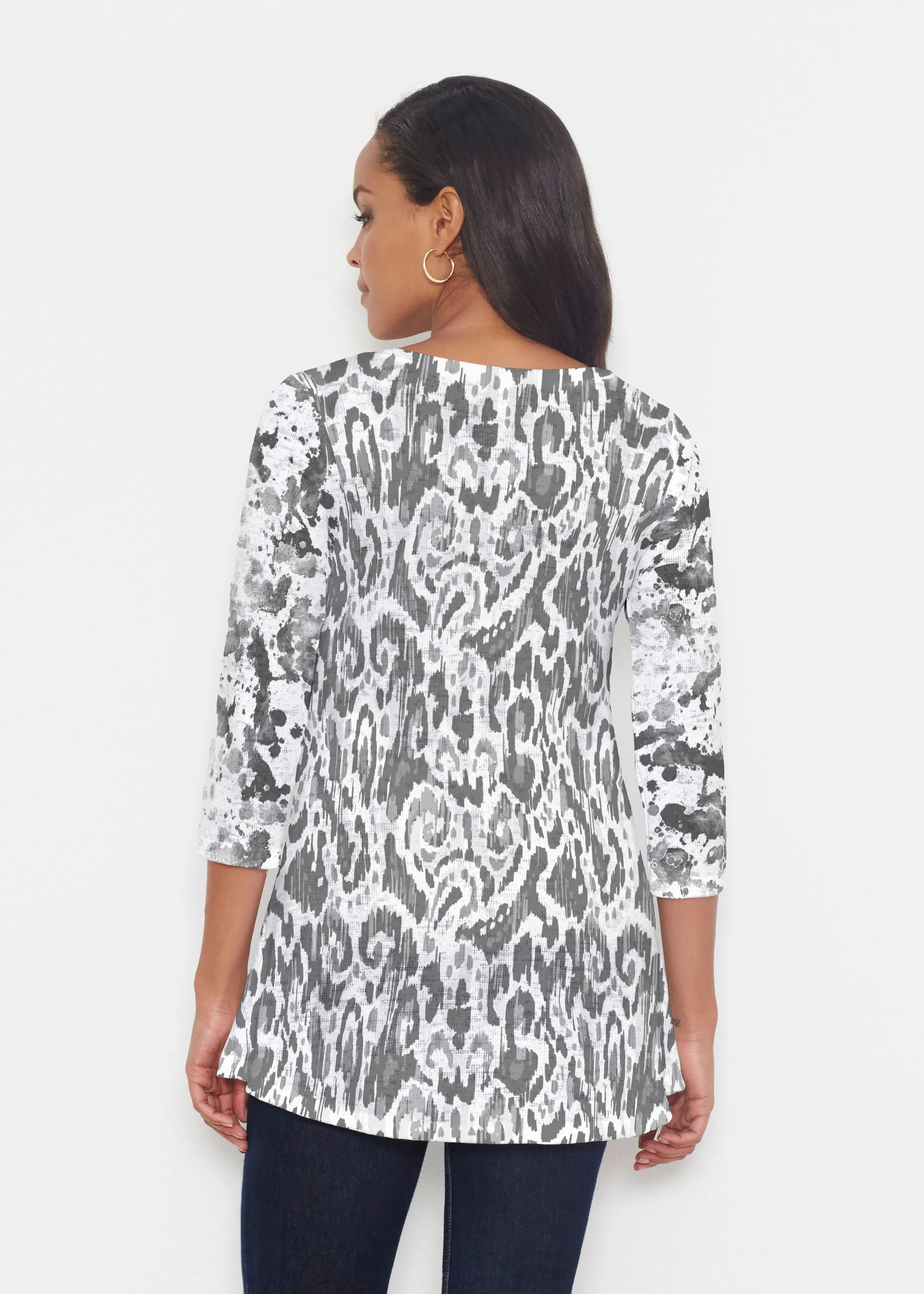 Trixie (8057) ~ Katherine Hi-Lo Thermal Tunic