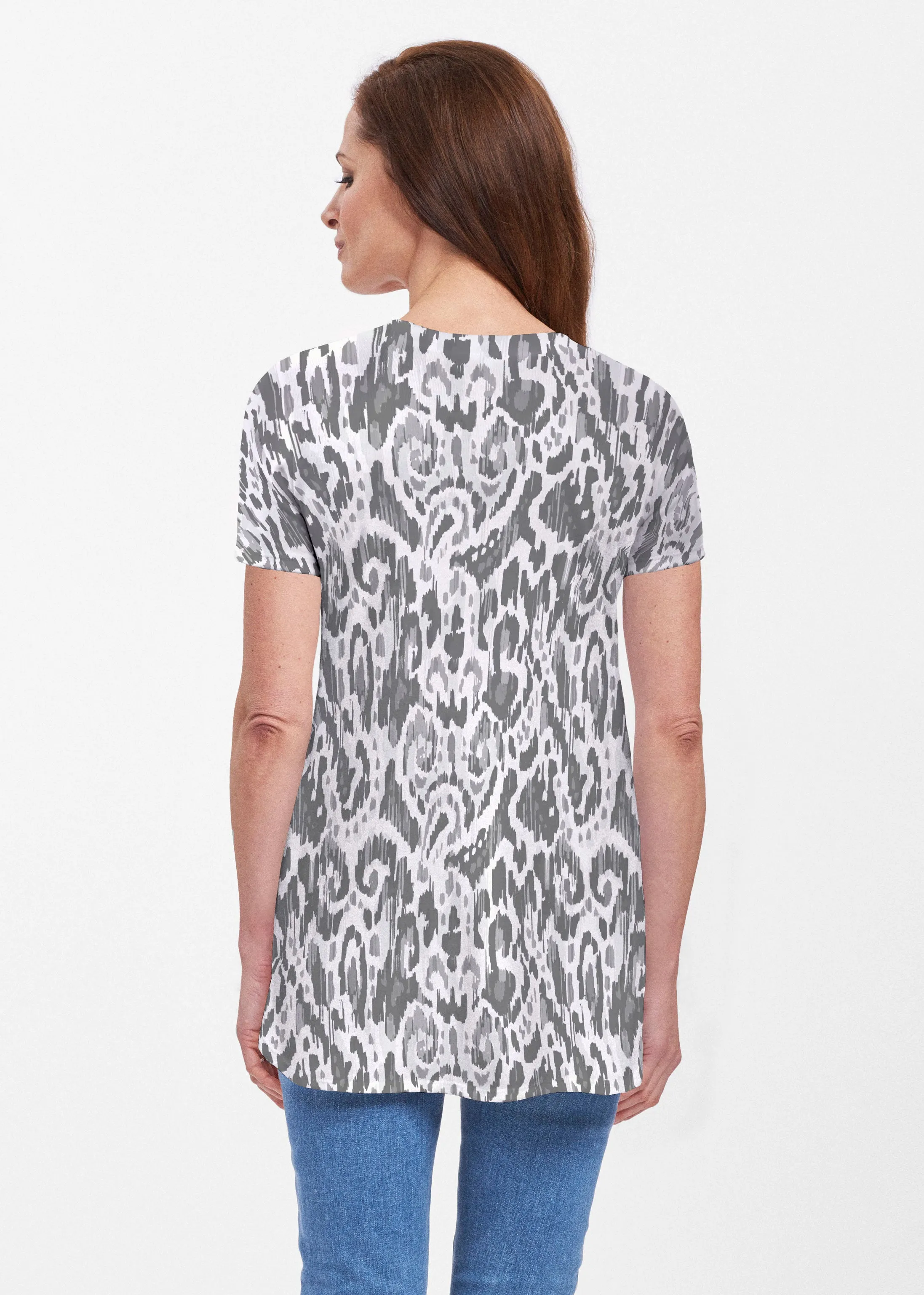 Trixie (8057) ~ Short Sleeve Butterknit tunic