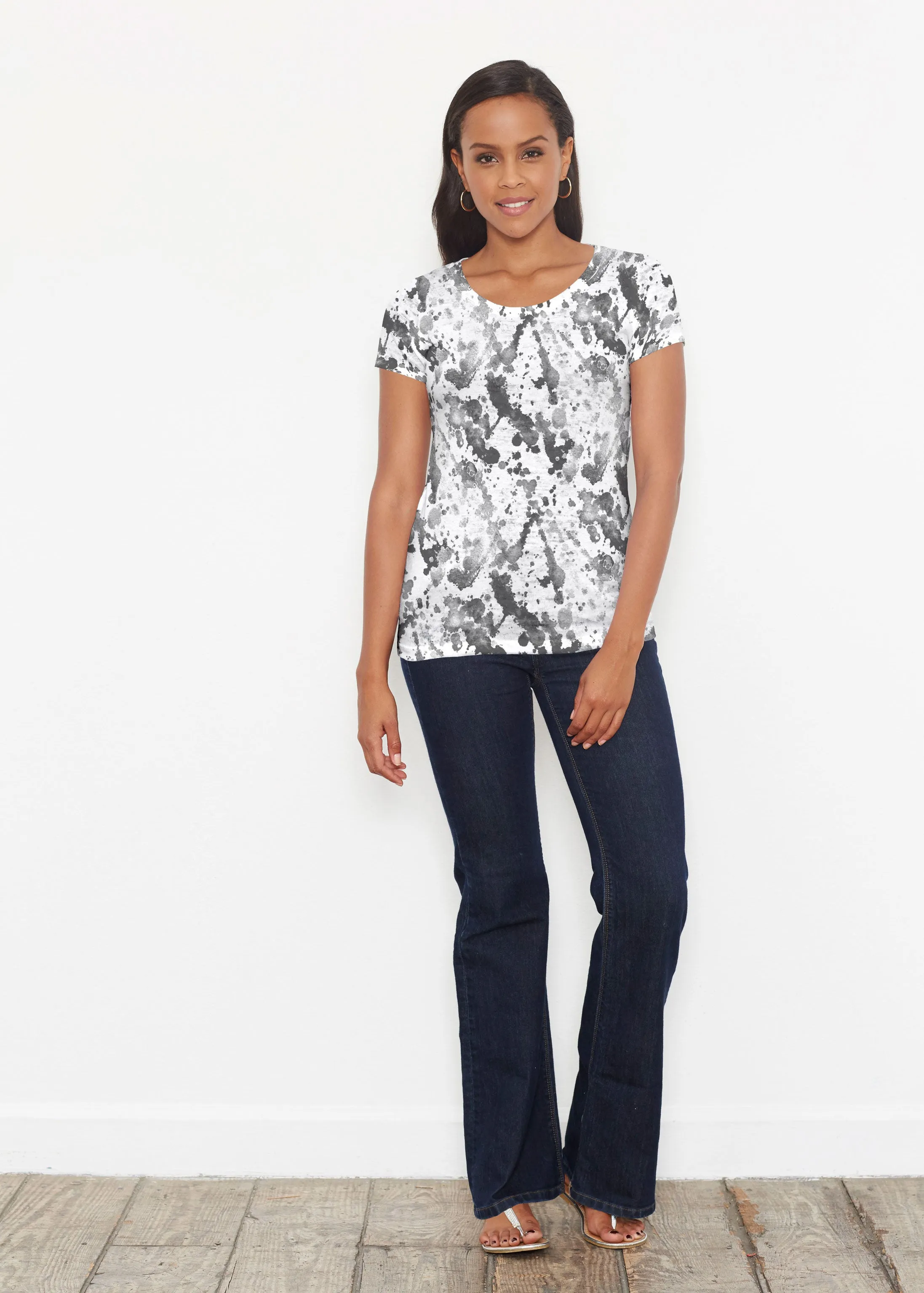 Trixie (8057) ~ Short Sleeve Scoop Shirt