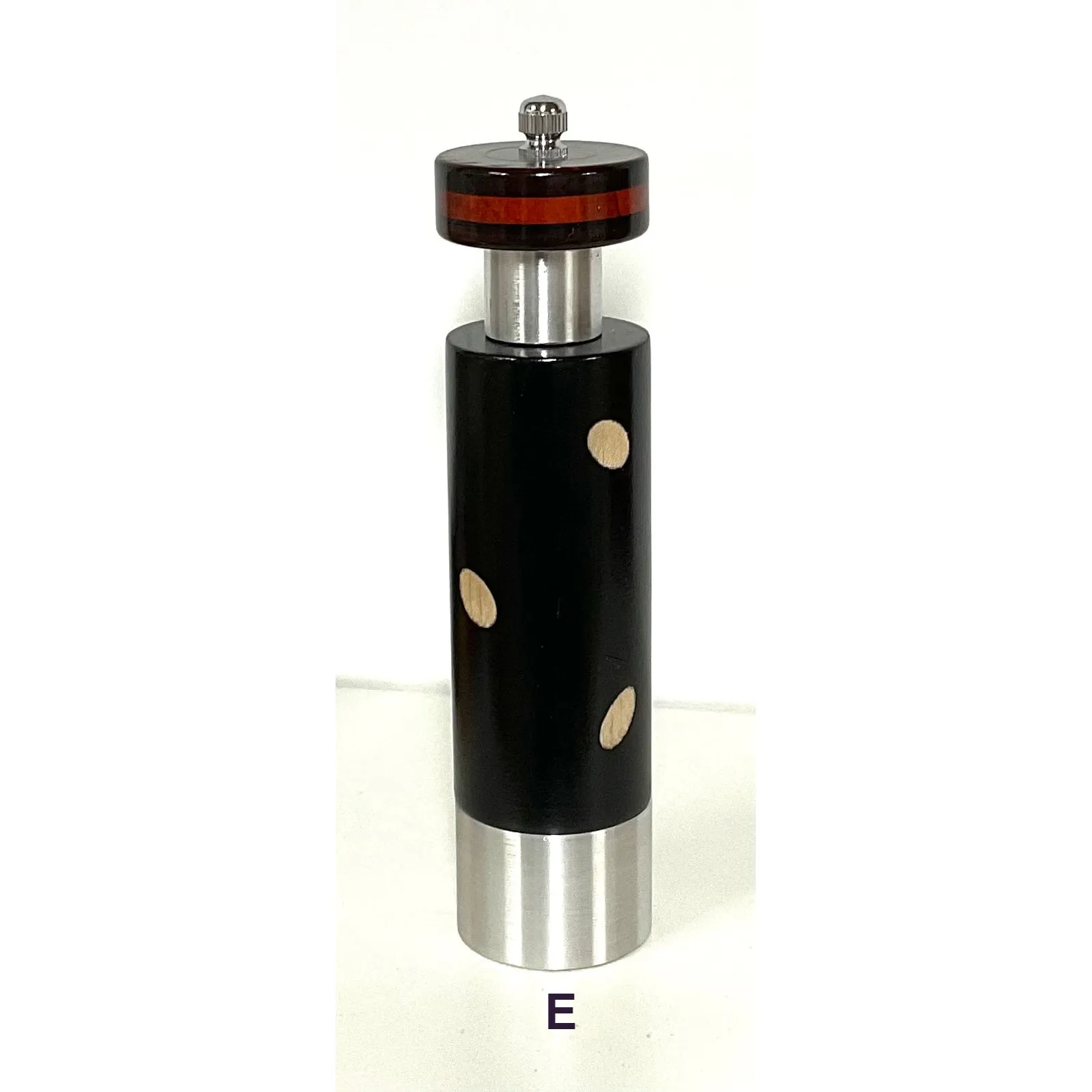 Tube Wooden Salt and Pepper Mills Grinders by Robert Wilhelm