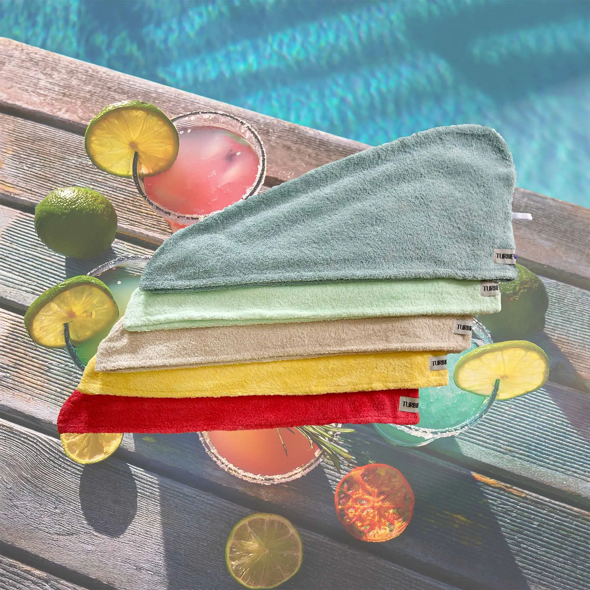 Turbie Twist Party Pack - 100% Cotton - Perfect for Galentine's Day, Bachelorette Parties, Girls Trip Gift Idea