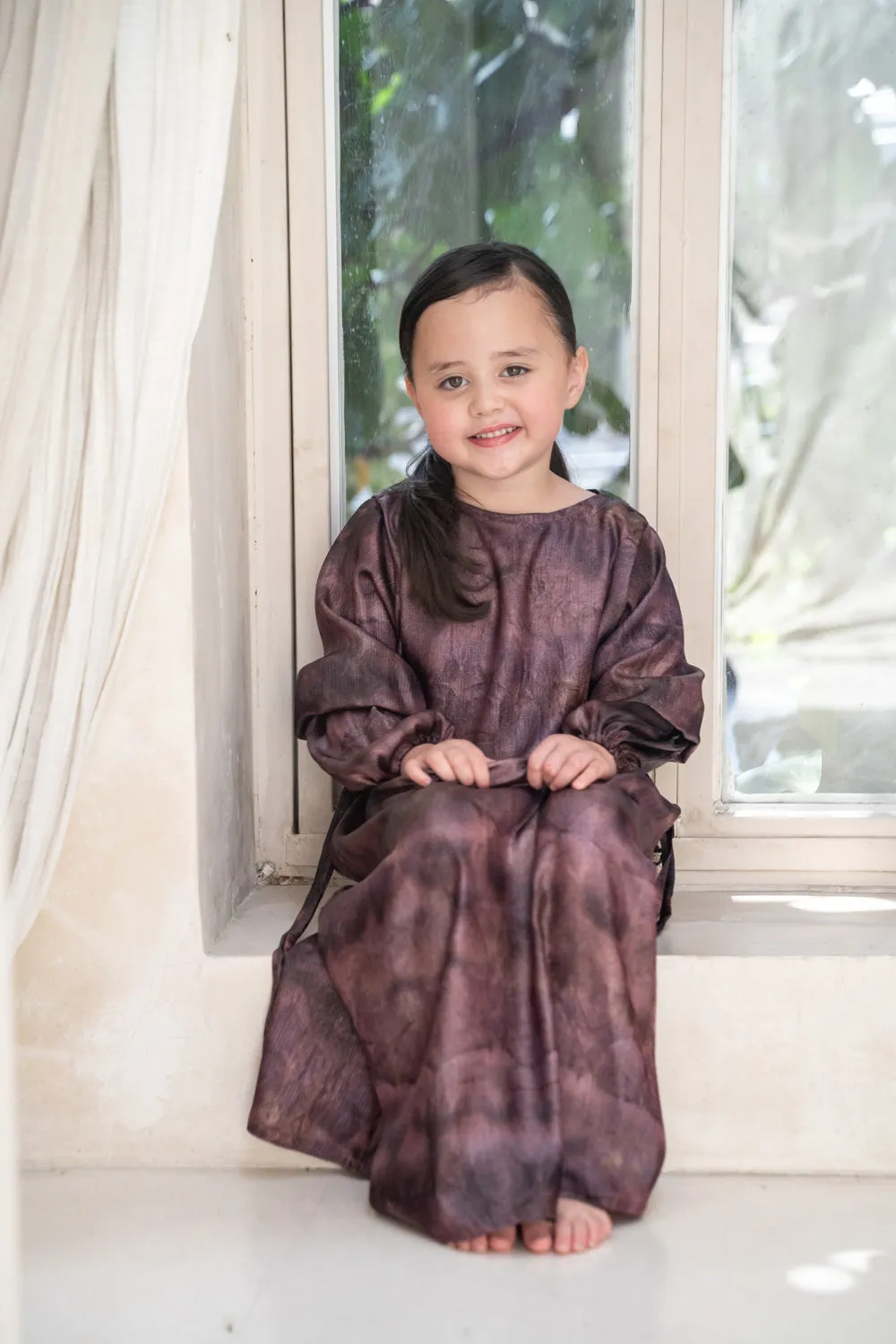 Twilight Tie-Dye Kids Abaya