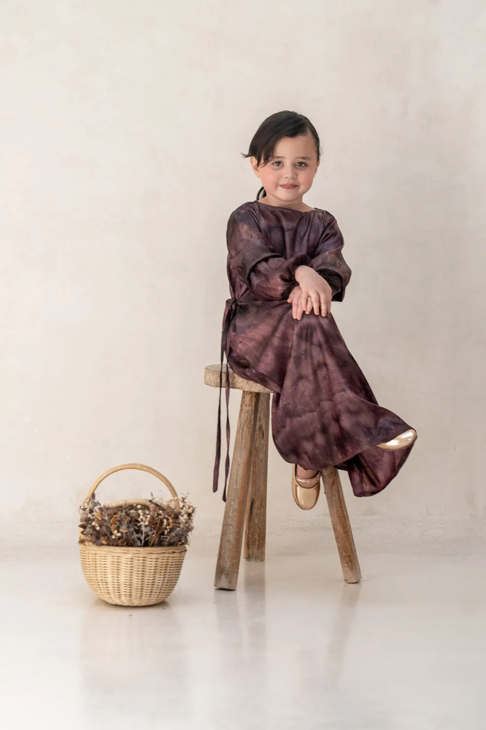 Twilight Tie-Dye Kids Abaya