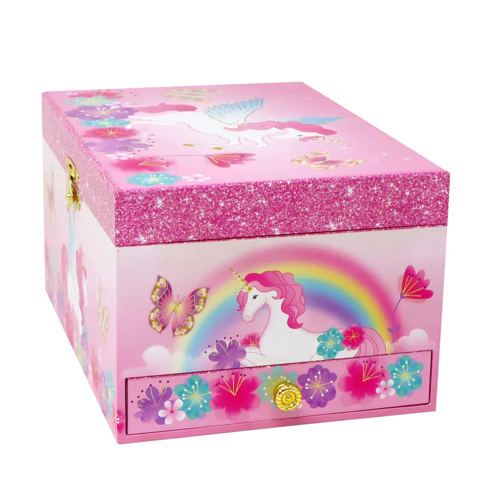 Unicorn Rainbow Luxury Music Box