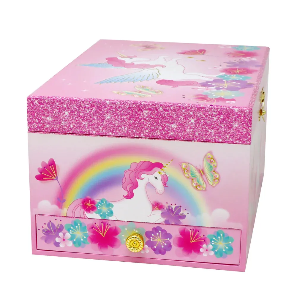 Unicorn Rainbow Luxury Music Box