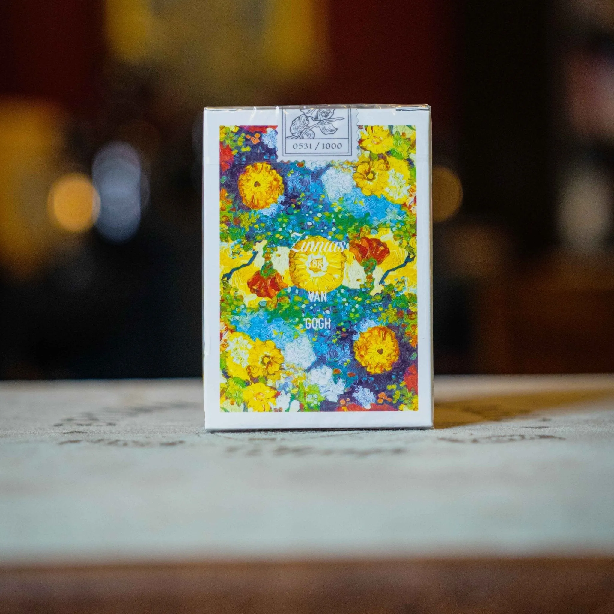 Van Gogh Zinnias Playing Cards