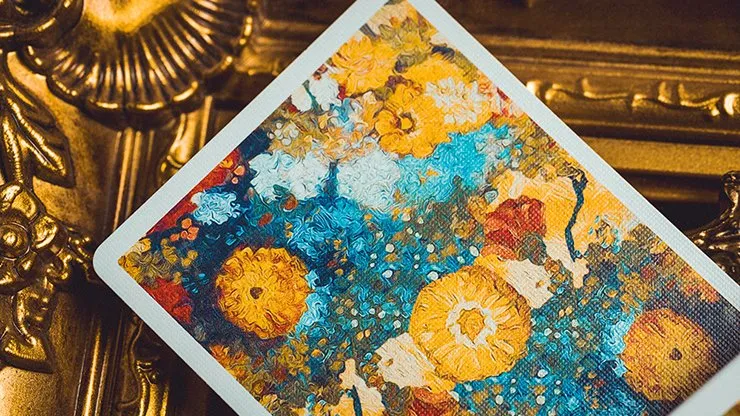 Van Gogh Zinnias Playing Cards