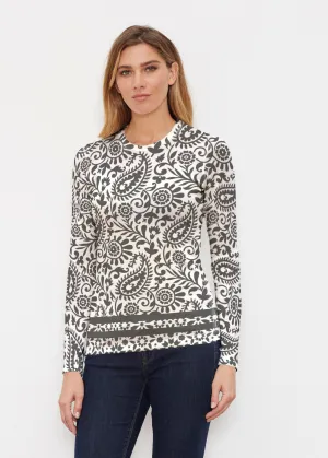 Victoria (14301) ~ Butterknit Long Sleeve Crew Top