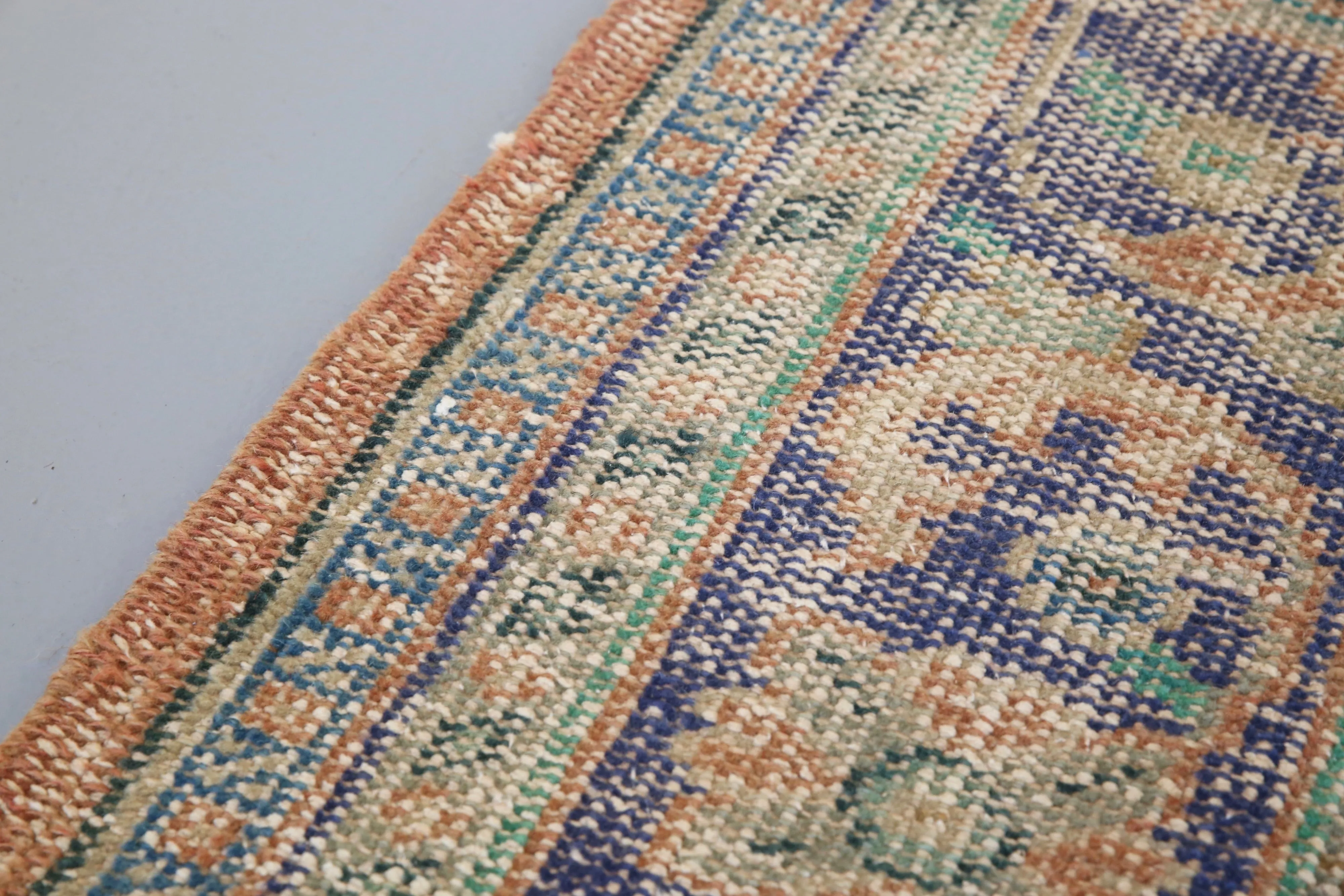 Vintage Demirci Oushak Rug 7.5ftx10ft