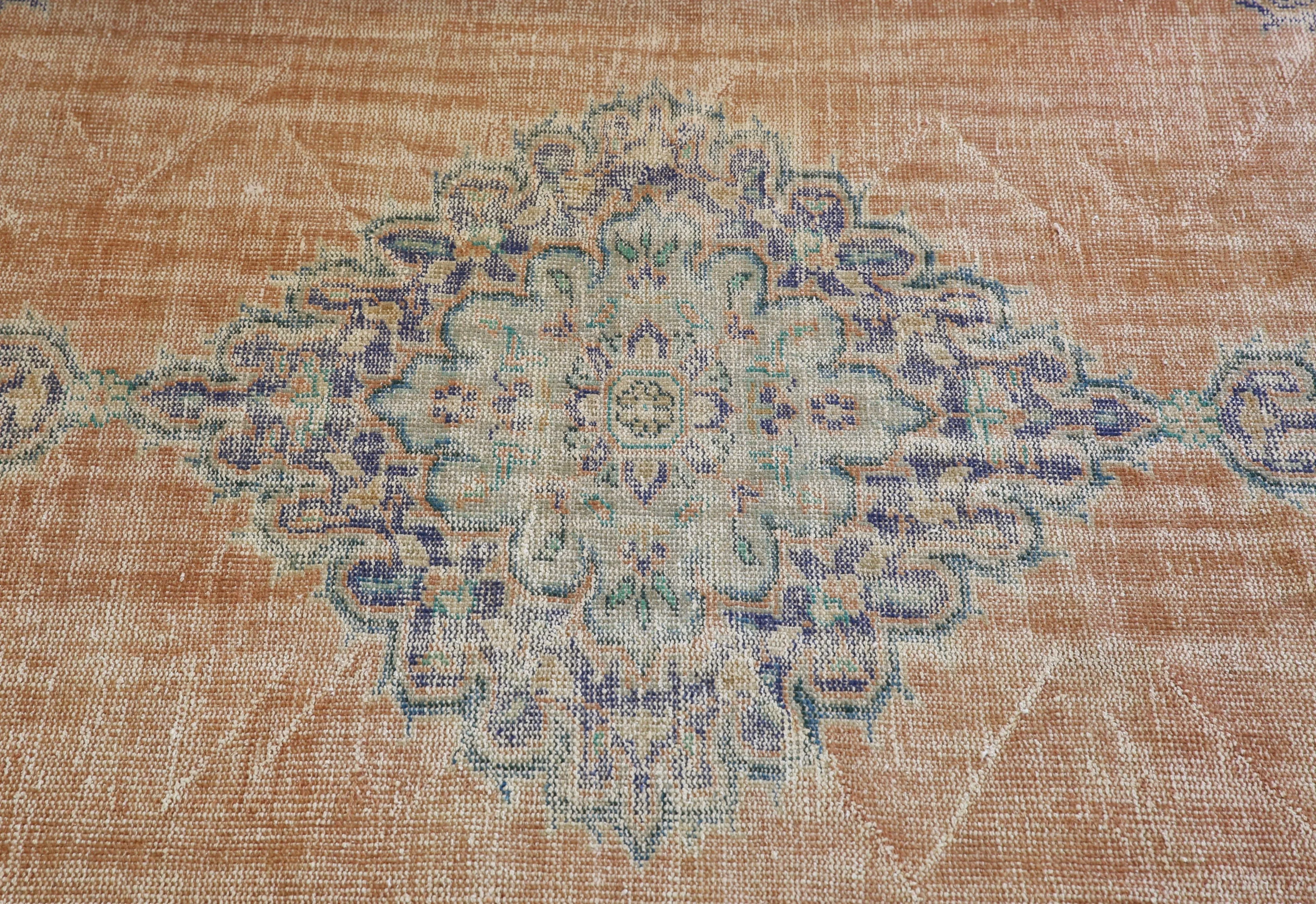 Vintage Demirci Oushak Rug 7.5ftx10ft
