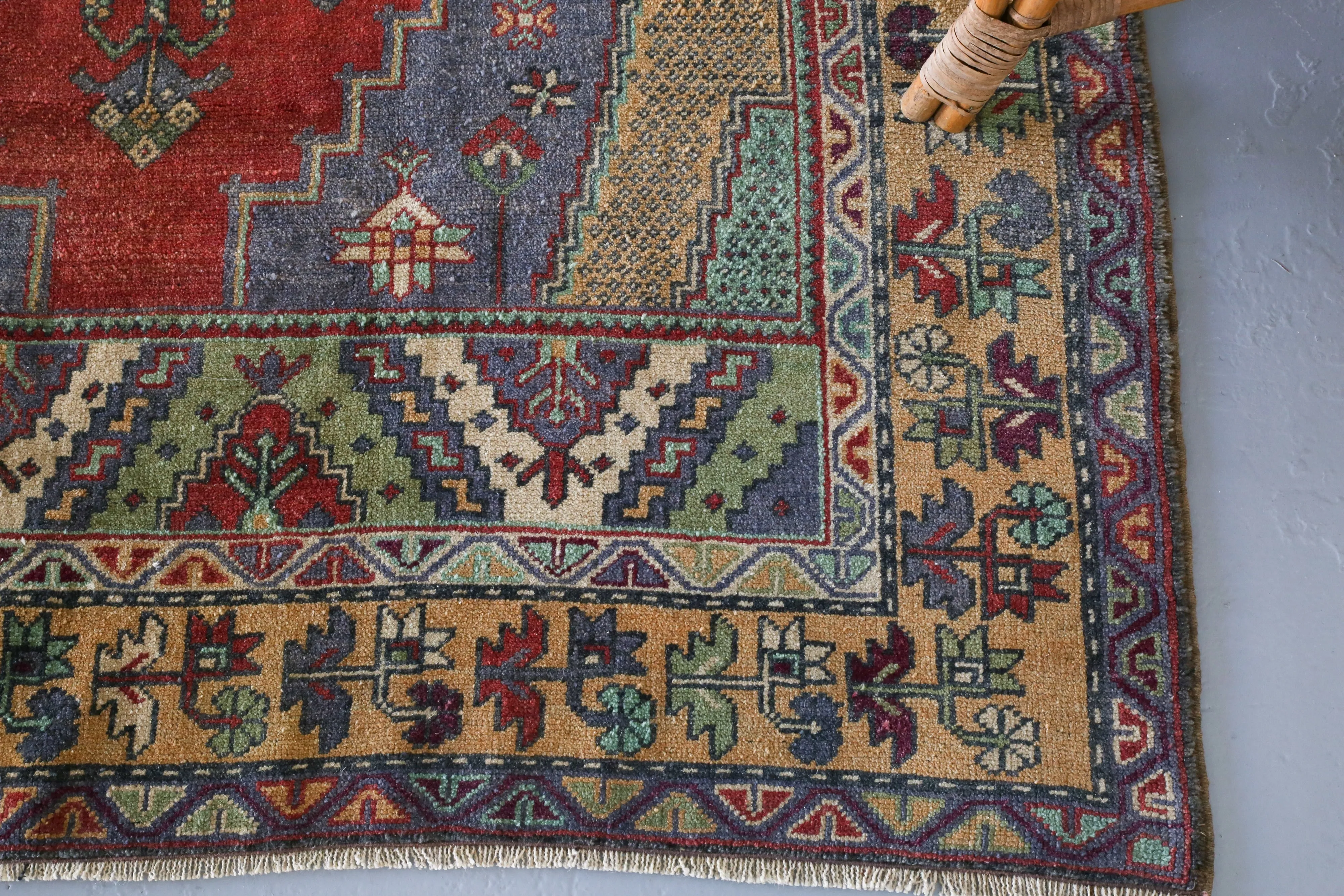 Vintage Ortakoy Aksaray Rug 4.10ftx8.5ft