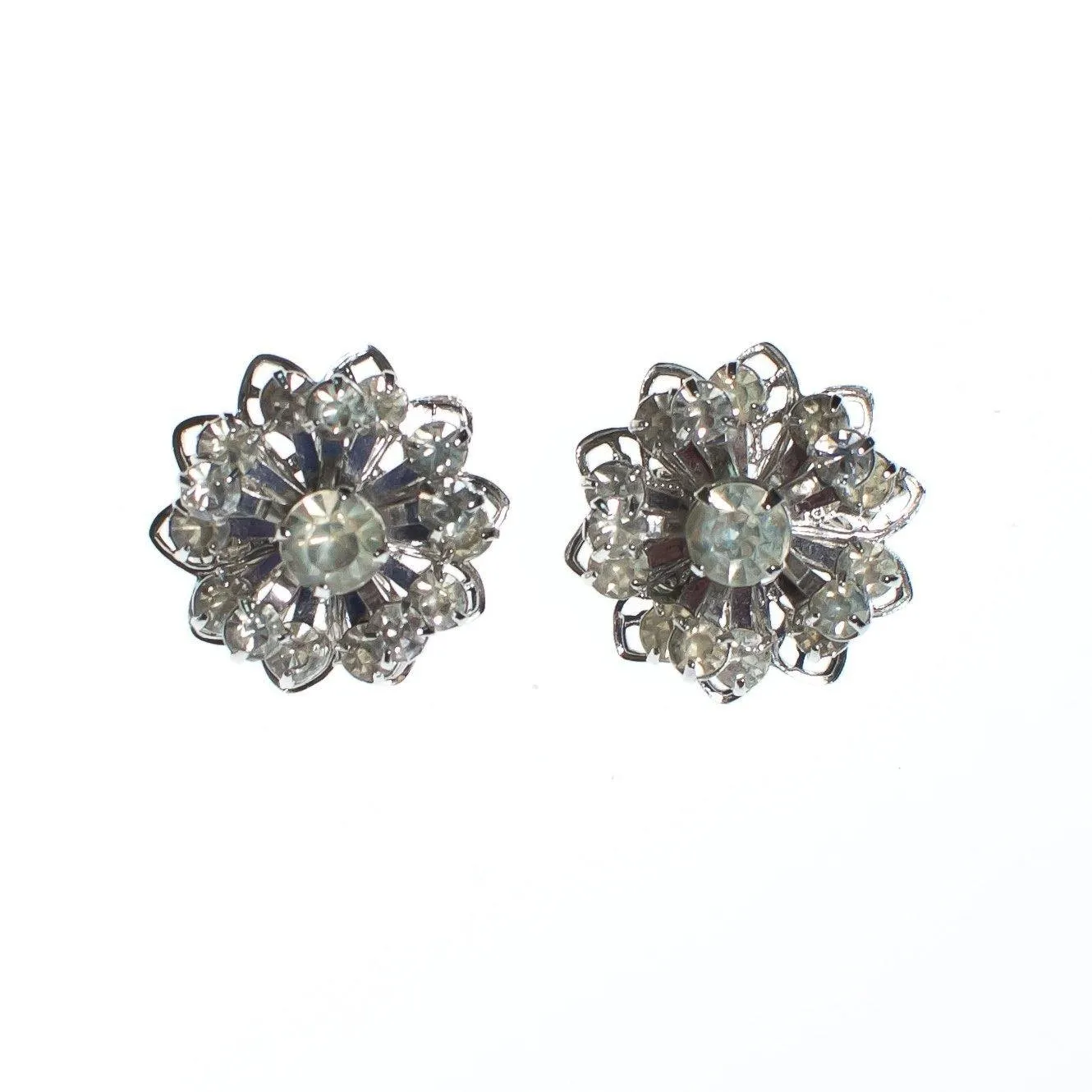 Vintage Sarah Coventry Petite Diamante Rhinestone Earrings