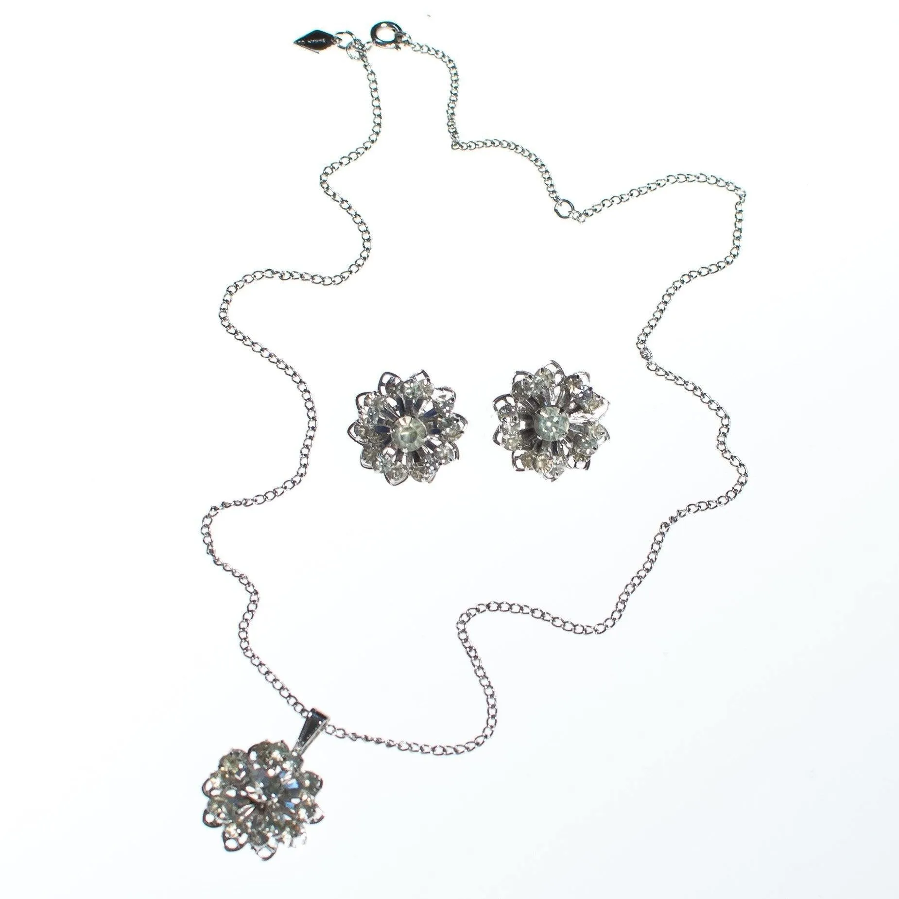 Vintage Sarah Coventry Petite Diamante Rhinestone Earrings