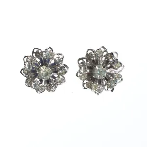 Vintage Sarah Coventry Petite Diamante Rhinestone Earrings