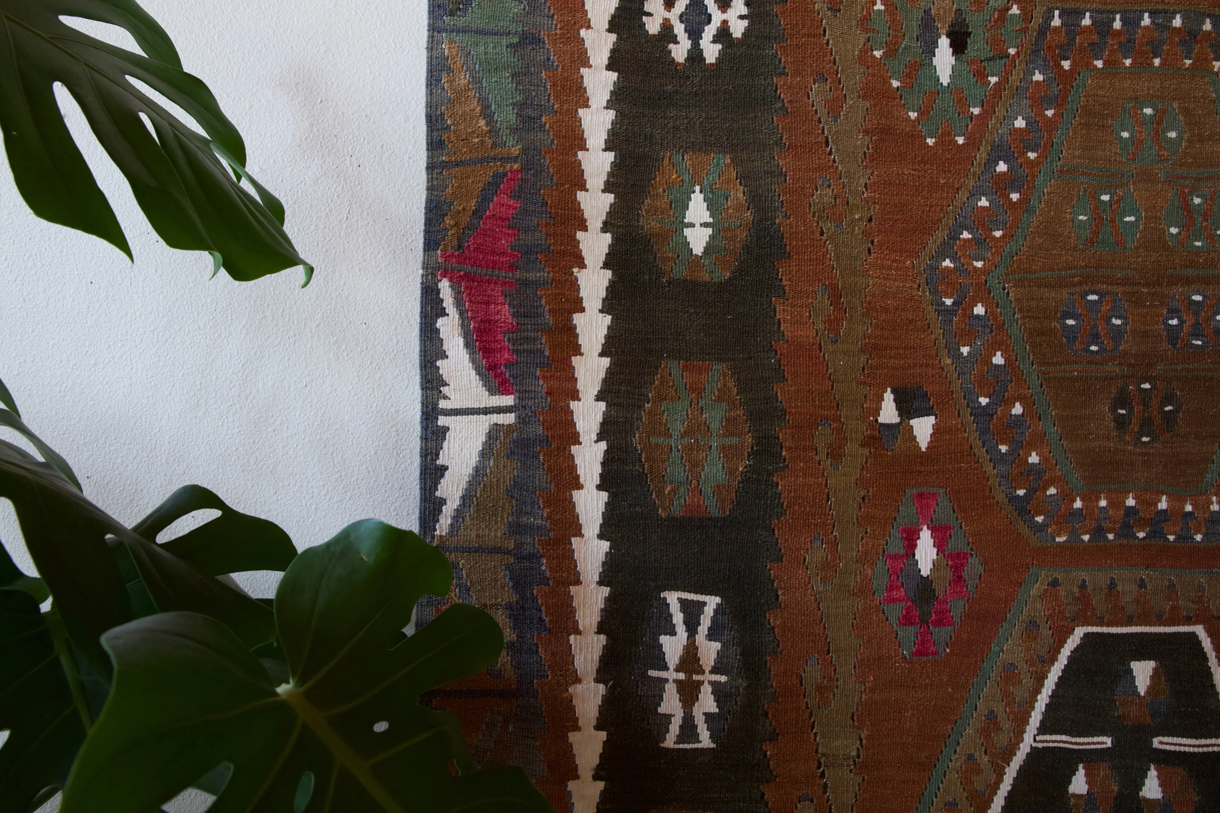 Vintage Sivas Sarkisla Kilim Rug 6'5"x13'8"